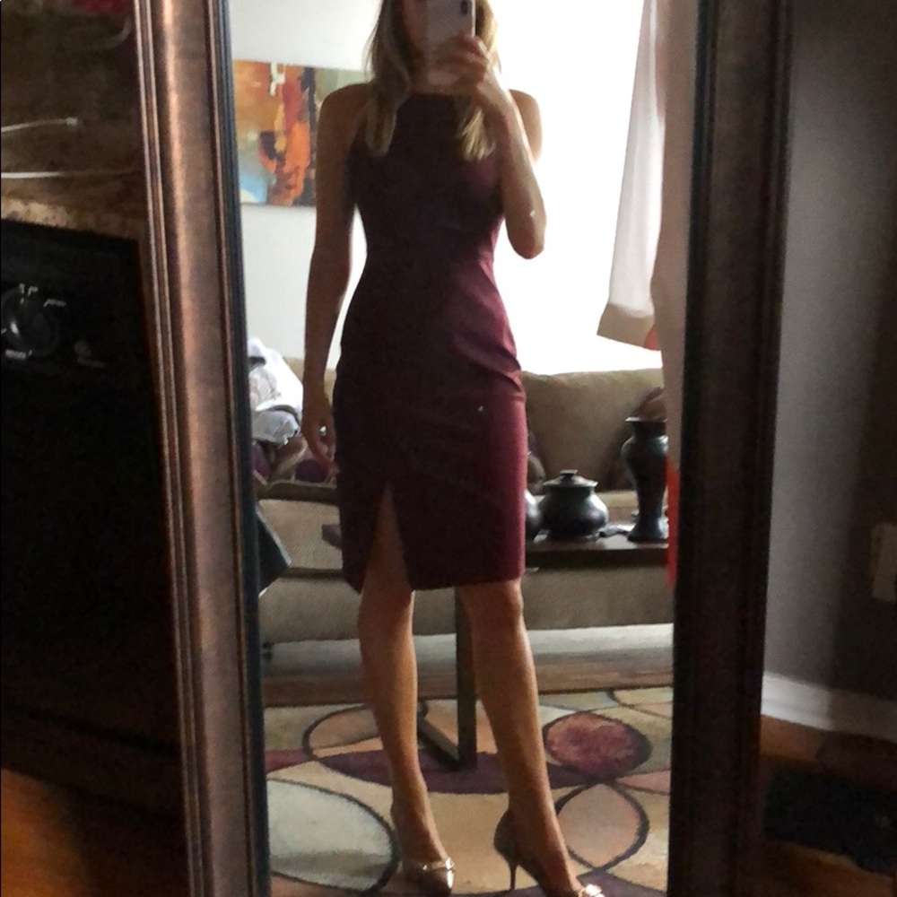 Maroon dress